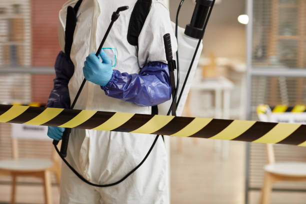 Professional Biohazard Cleanup technician working in Little Silver, NJ
